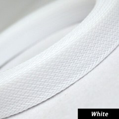 20mm Width Coloured PET Expandable Braid Sleeving Cable Wire Sleeve Sheath Dense