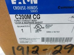 EATON C200M CG 2″ FORM 5 CONDUIT BODY, XA0552