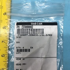 4 VARIAN E59000002 STANDOFF SMITH CERAMIC, 169671