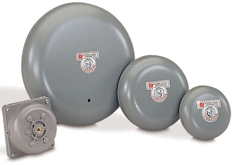 Federal Signal A4, 4″ Diameter, Wall Mount, Heavy Duty Vibrating Bell Gong, 1 pc