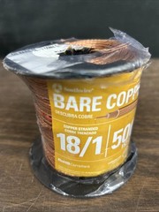 18 AWG Gauge Bare Copper Wire Buss Wire 500′