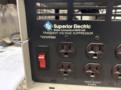 Superior Electric 6 Outlet Transient Voltage Suppressor TVS151P6DU 15Amp Surge