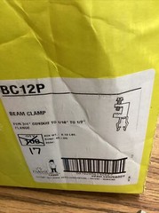 Box Of 17 BC12P CADDY Flange Clip 3/4 EMT Supports