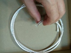 Silver plated copper braided shield sleeve for Speaker or RF cable OD 4/7/8/10mm