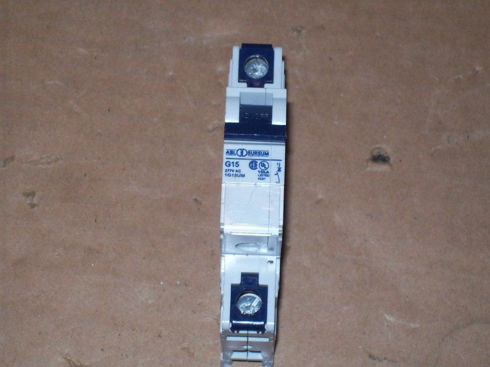 NEW ALTECH ABL SURSUM 1G15UM 277VAC 15A CIRCUIT BREAKER P489