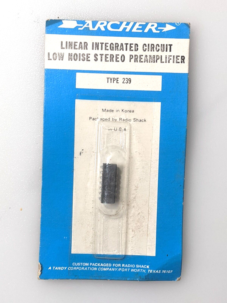 DELCO 7409 INTEGRATED CIRCUIT LOW NOISE 512 (New Old Stock) 16V