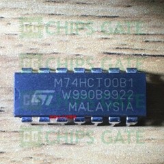15PCS M74HCT00B1R IC GATE NAND 4CH 2-INP 14-DIP ST