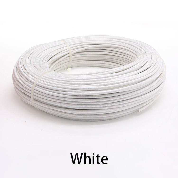 High Temperature Silicone Wire And Cable Tinned Copper Wire Glass Fiber Braided