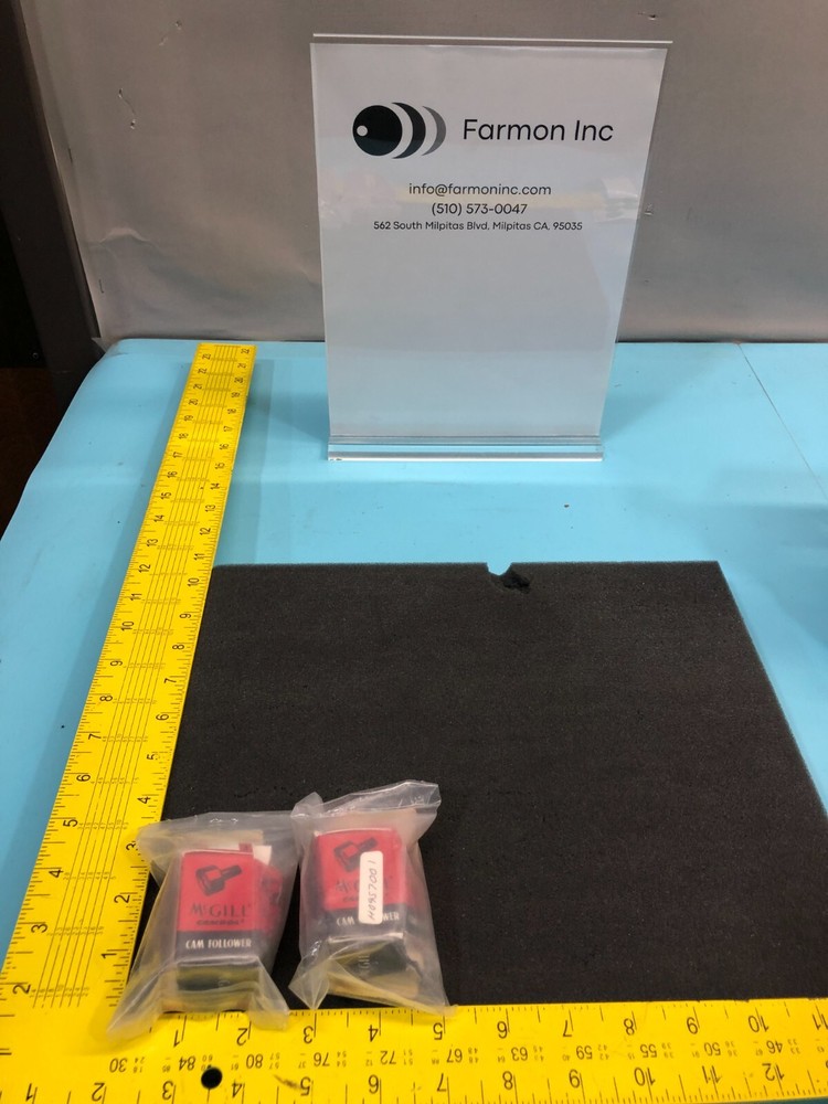 2 VARIAN H0957001 MCGILL CAMROL CCF 5/8 SB-WY BEARING, 169130