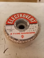 ELECTROVERT Z-6-R TYPE MARKERS MARKING 1. 1000 Count