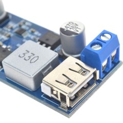 DC-DC 24V/12V To 5V 5A Step Down Power Supply Buck Converter USB Charging Module