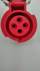 EN INDUSTRIAL FEMALE PLUG 3P+T 400VAC 6H IP 67 ASFI2142 16A 50-60Hz LOT OF 3