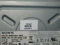 Sony AW-Q170A AWQ170A DVD/CD Re-writable Drive Made in Malaysia 30 Days Warranty