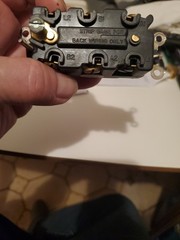 Leviton 1286‑BR 20A 120/277V Double Pole Double Throw Maintained Toggle