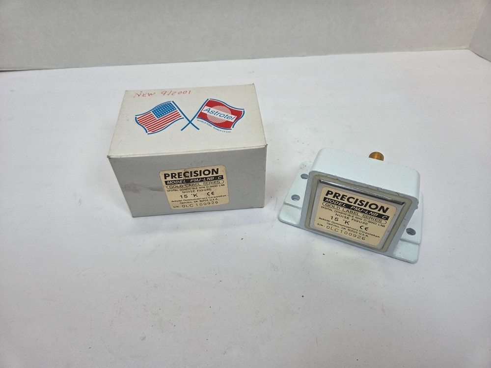 Precision Gold Label Series PMJ-LNB C Mini C band noise figure 15 K NEW in box