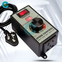 4000W Electronic Voltage Regulator Stepless AC Motor Speed Controller 110V/220V