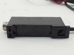 Keyence FS2-60 7′ Photoelectric Fiber Optic Sensor Amplifier Cable 7FT