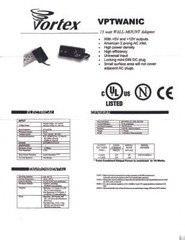 (6) Dual +5 V & +12 V High Efficiency DC Switching Power Supplies [UL CE Listed]