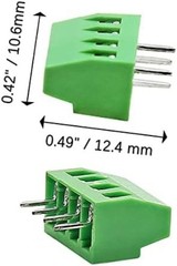 150V 6A 2.54mm/ 0.1inch Pitch 4 Pin PCB Mount Screw Type Style: 2.54mm – 4Pin