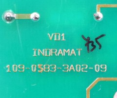 INDRAMAT driver and control card VD1 for KDS/KDW/KDF + board 109-0583-3A02-09