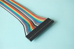 20 Pcs 20cm ( 7.9″ ) Length Dupont Wire Cable 20p 20p Pin Header 2.54mm Pitch