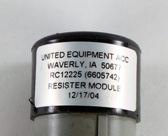 New RC12225 United Equipment Resistor Module