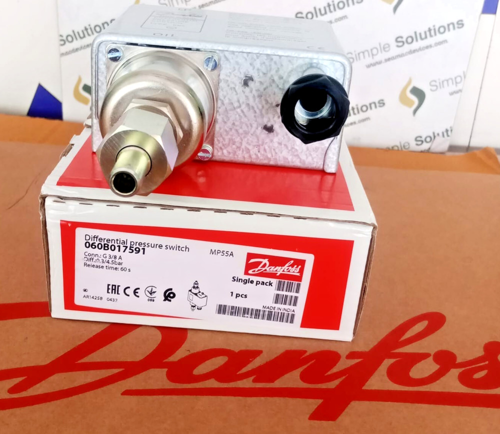 1PC- Danfoss MP55A 060B017591 Differential pressure switch, G3/8 0.3-4.5bar-New