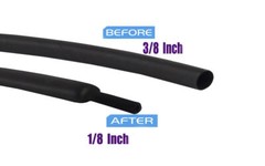 1/4″ 3/4″ 3/8″ 1/2″ 3:1 Heat Shrink Tubing Adhesive lined/Electrical wire sleeve