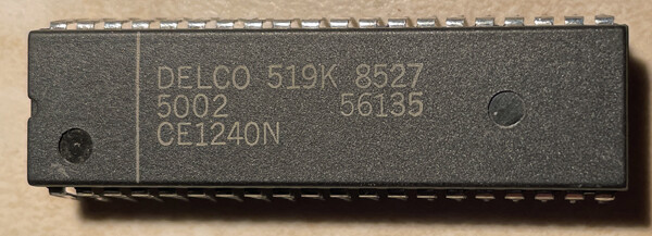 Delco 519K CE1240N GM ECM ROM – NOS – Rare !