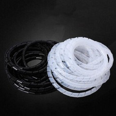 Spiral Wrap Cable Binding Tidy Leads on TV /Home Cinema/ PC/ CCTV Wires Hide