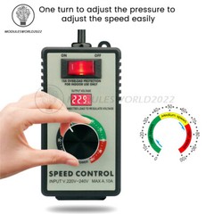 4000W Electronic Voltage Regulator Stepless AC Motor Speed Controller 110V/220V
