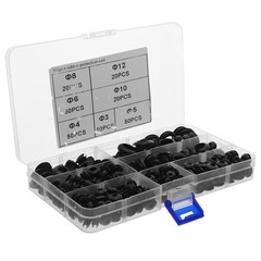 260 Pcs Electrical Wire Protector Grommet Rubber Gasket for Sealing Wires