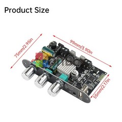 1/2/6PCS 100W Bluetooth 5.3 TPA3116D2 Mono Audio Power Amplifier Board TWS APP