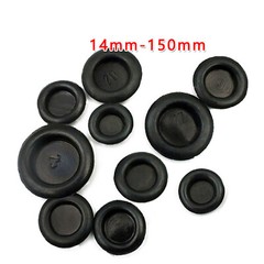14mm-150mm Black Blanking Rubber Grommets Closed Blind Grommet Plugs Bung