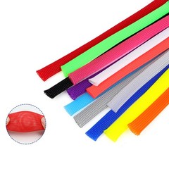 PET Expandable Braided Cable Tidy Sleeving Wire Harness Flexible Various Colours