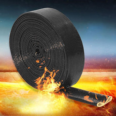 5 Feet Length Heat Shielded Fire Thermo Armor Fire Sleeve 1″Id,Silicone Coated F