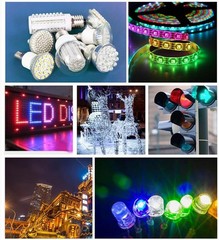 70pcs 7 Colors 3mm LED Diodes White Warm White Red Blue Green Yellow Orange