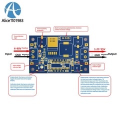 LM2596 DC7-36V to DC0.5V-35V Digital Step Down Buck Voltage Regulator Module DIY