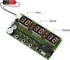 6-Digit Digital Electronic Clock DIY Kit Alarm Clock Kit for Soldering Practice