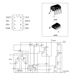DIP8 Dual Low Noise Audio Op Amps Amplifiers Through Hole Operational Amplifier