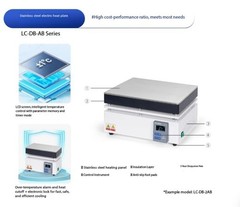 DigitalDisplay Corrosion-Resistant Stainless Steel Preheating Platform LC-DB-2AB