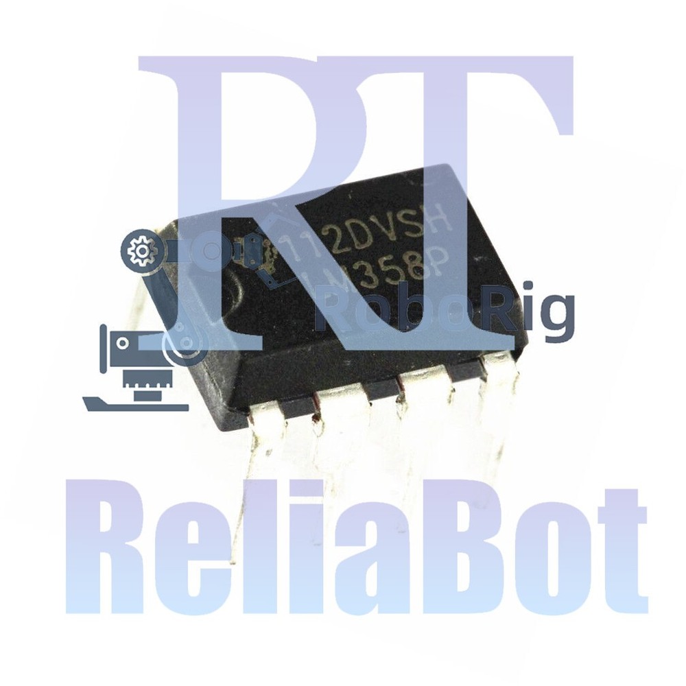 100 PCS LM358 LM358P LM358N TI OPAMP DUAL 0-70DEG C 8-DIP NEW