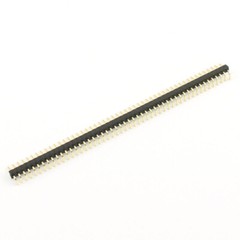 5Pcs Gold Plated 1.0mm Pitch 50 Pin Header Male Connector Single Right Angle