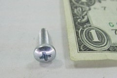 Lot 100 Zinc Plated Steel #2 Phillips Drive Pan Head Machine Screws #8-32 x 5/8″