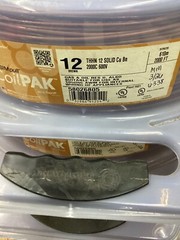 40lb.. Of Southwire THHN #12 Solid Copper Brown Wire (2000ft 52lb.).