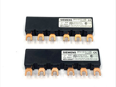 Siemens 3RV1915-1AB Busbar 3-Phase Modular Spacing 45mm for 2 Switches LOT OF 2