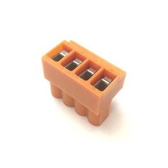 Lot of 50 Weidmuller 1526660000 Pluggable Terminal Blocks, 4-Position, 26-12 AWG