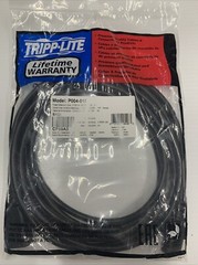 Tripp Lite P004-015 Power Extension Cord 10A C13/C14 100-250V, 15Ft – NEW Sur…