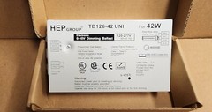 HEP TD126-42 UNI ELECTRONIC 0-10V DIMMING BALLAST 42W