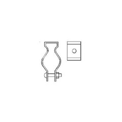 PECO H200WB, 2″, Steel, EMT/Rigid Conduit Hanger with Bolt and Nut, 1 pc